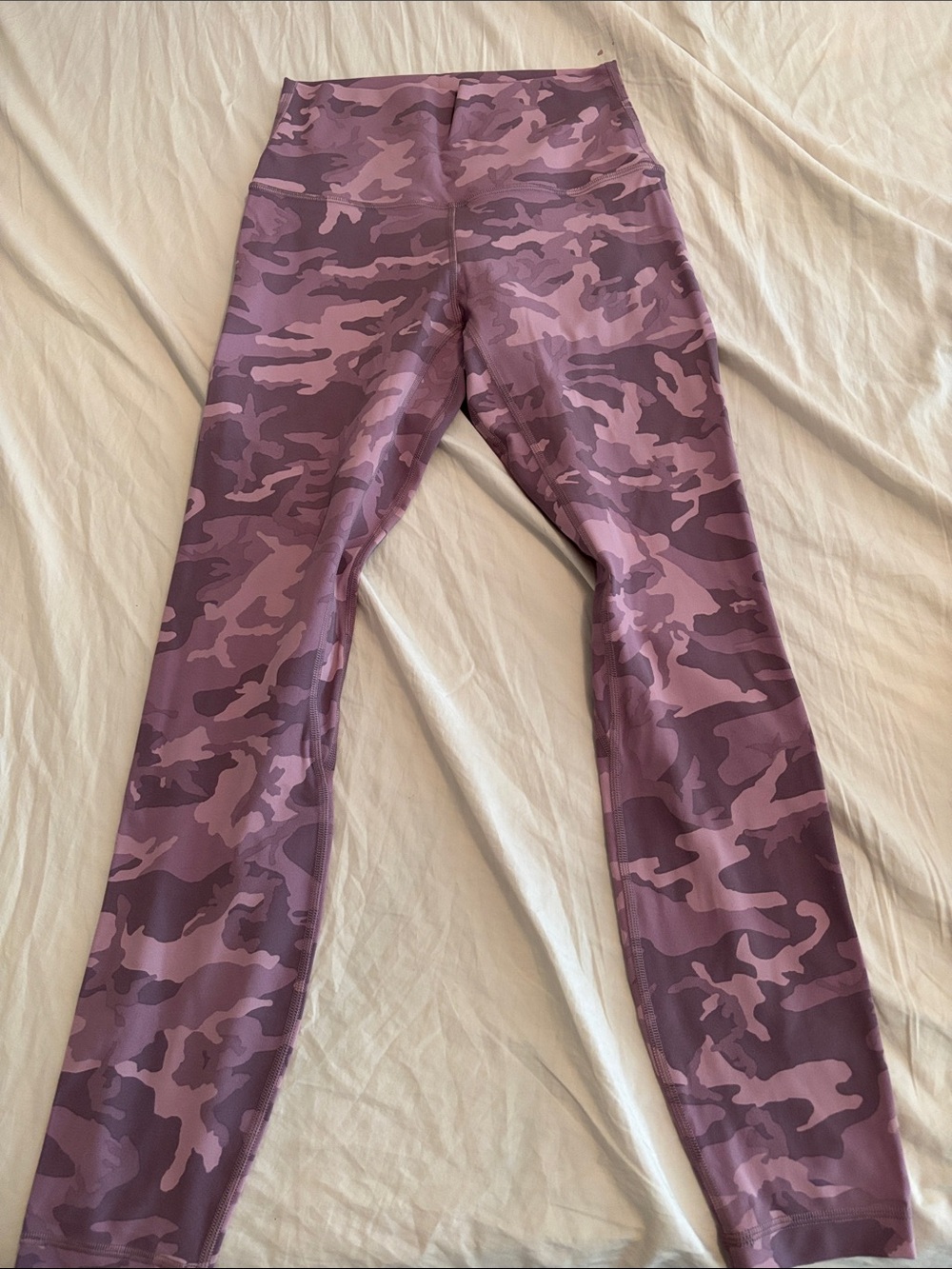 Like new - lululemon Pink Purple Camo High-Rise Align Leggings Size 4 - 25 inch